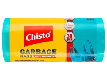 Пакеты для мусора Chisto с ручками, 35л, 30шт
