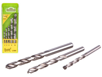 Набір свердел по металу Alloid, 4-10мм, Р6М5 DB-05110 (ціна за набір 5шт)