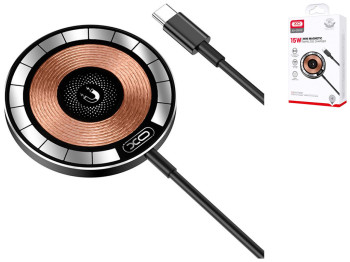 Беспроводное Зарядное Устройство XO CX013 magnetic 15W, Коричневый