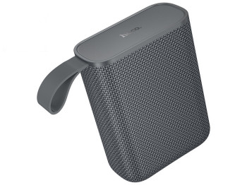 Колонка Hoco HC34, 5Вт, Bluetooth 5.4, 1200mAh, Type-C, пластик, 83×110×39мм, цвет серый