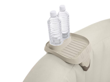 Подстаканник для надувных джакузи Intex 28500, пластик, 26×22×18см, цвет бежевый