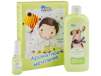 Набір подар. дит. Pink elephant "Ароматне мріяння" for boys (піна д/куп. 500мл+запашна вода 30мл)