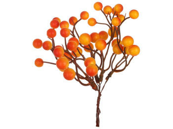 Пучок ягід обліпихи декоративний помаранчевий 19см