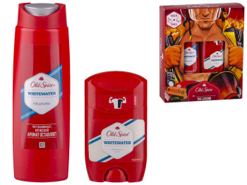 Набір подарунковий для чоловіків Old Spice Whitewater (твердий дезодорант 50мл+гель для душу 250мл)