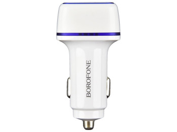 Автомобильное Зарядное Устройство Borofone BZ14A PD20W+QC3.0 3A, Белый