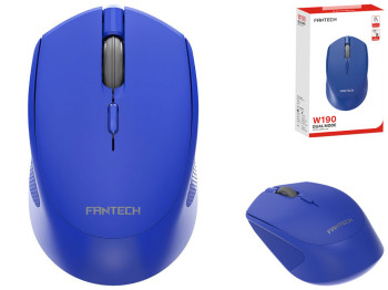 Беспроводная Мышь Fantech W190 Silent Click, цвет Синий