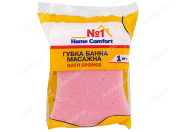 Губка банная массаж Home Comfort №1, 1шт