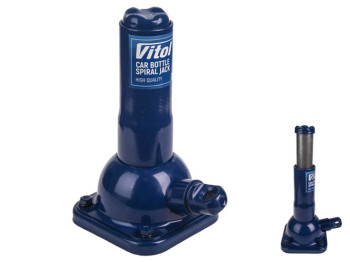 Домкрат механический Vitol телескоп 2т, высота подъема 21,5 - 48,5см, 4,5кг (DM-4852T ST-107H)
