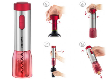 Штопор електричний UNO VINO 6х6х22,5см 04647