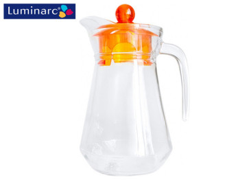 Кувшин с оранжевой крышкой Luminarc Jug 1л 07028