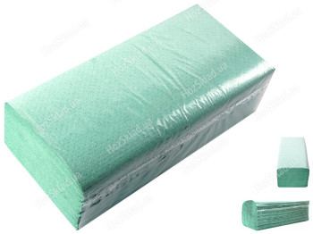 Полотенца бумажные PRO service Optimum зеленые макулатурные V-сложения однослойные 160шт 80108
