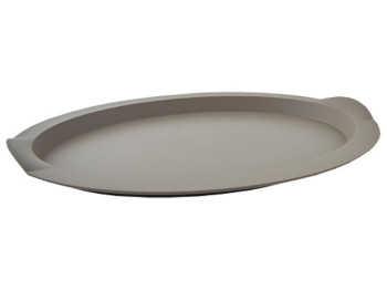 Таця овальна, 47х35х4см (колір какао) 167403