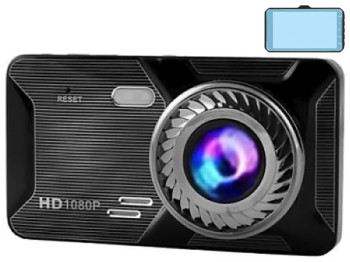 Автомобільний відеореєстратор T709, TOUCH SCREEN, метал, 2 камери, 1296P Full HD