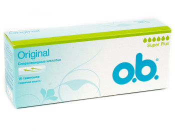 Тампони O.b. Original Super Plus 6капель 16шт
