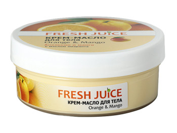 Крем-масло для тела Fresh Juice "Orange & Mango" (апельсин и манго)  225 мл.