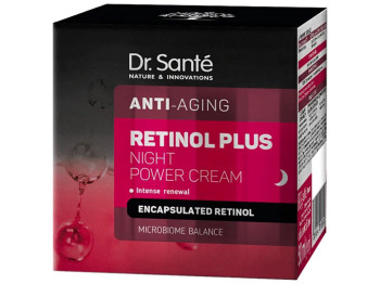 Крем для обличчя посиленої дії Dr. Sante Retinol Plus Нічний 50мл