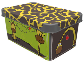Контейнер с крышкой Qutu Style Box Giraffe, 5л, 8690067392792