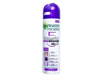 Дезодорант-антиперспірант спрей Garnier Mineral "Захист 5 весняна свіжість" для тіла 150мл