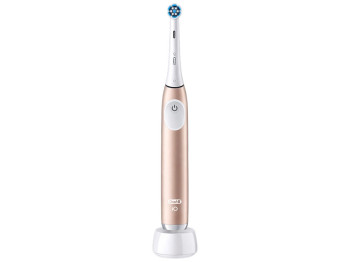 Електрична зубна щітка Oral-B iO 2, акумуляторна, 3 режими, колір рожевий