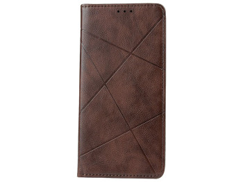 Чохол-книжка Business Leather для Oppo A16 Колір Коричневий