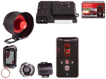 Сигнализация SPY Bluetooth PKE, M9-S, LC095-836, Start, 2-way