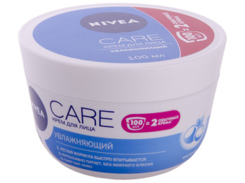 Крем для обличчя зволожуючий Nivea Care для всіх типів шкіри 100мл