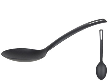 Ложка поварская нейлоновая Gusto черная 28см GT-5204