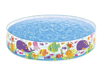Бассейн детский каркасный Океан Snapset Pool. Intex 56452