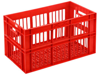 Ящик хлебный Консенсус, пластик, 36×36,6×66см, цвет красный