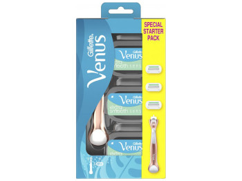Бритва с 3 сменными кассетами Gillette Venus Extra Smooth Sensitive Rosegold 5лез (цена за 1 набор)