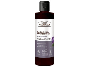 Мицеллярная вода Green Pharmacy Бакучиол и постбиотики, 200мл