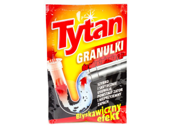 Засіб для прочищення труб гранульований Tytan 40 гр