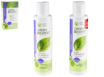 Набор косметический Green expert "Баланс и свежесть" (гель-крем для умывания 150мл+тоник 125мл)