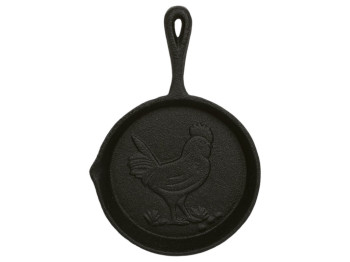 Декор настенный сковорода, чугун, 14×20×1,5см, цвет коричневый