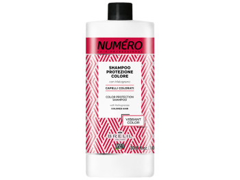 Шампунь для фарбованого волосся Brelil Numero Vibrant Color з екстрактом граната, 1 л