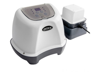 Хлоргенератор Intex 26664 (QS400), пластик, 4 г/год, для басейнів до 17413л, колір білий