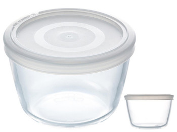 Форма Pyrex Cook&Freez, 15х9см, с крышкой, круглая, 1,1л, 3426470283519