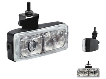 Фара дополнительная DLAA, 8023-W, 2хH3-12V, 126x53мм (цена за 2шт)