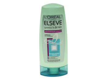 Бальзам увлажняющий для нормальных волос склонных к жирности LOreal Elseve "Ценность 3 глин" 200мл