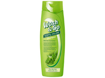 Шампунь Wash and Go з алое вера, для сухого волосся та об'єму, 360 мл