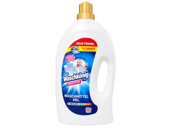 Гель для стирки Der Waschkonig Sensitive, деликатный для детского белья, 3 л, 100 циклов