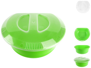 Миска кухонная с крышкой и сливными отверстиями Консенсус, 5л (Орифлейм)