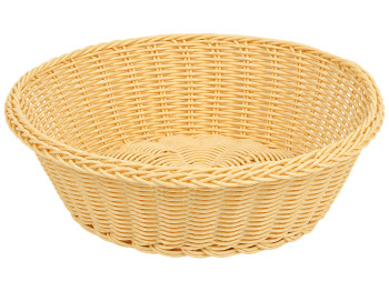 Корзина плетеная Home Harvest, полиротанг, круглая, 21 см