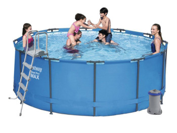 Басейн каркасний круглий Steel Pro MAX. Bestway 15427