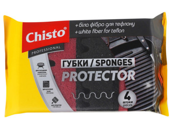 Губки кухонные Chisto Protector, 4шт