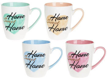 Чашка Home Sweet Home, 360мл, 4 дизайни (ціна за 1шт)
