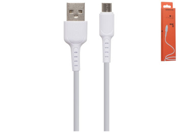 Кабель USB Borofone BX16 Micro, Білий