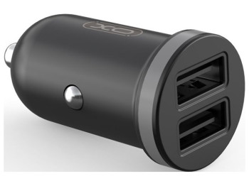 Автомобильное зарядное устройство XO-CC18 Dual USB Цвет Черный