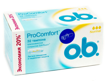Тампоны O.b. Pro Comfort Normal 3капли 32шт