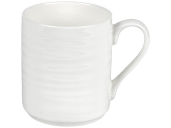 Чашка Pure white, порцеляна, 350мл, колір білий